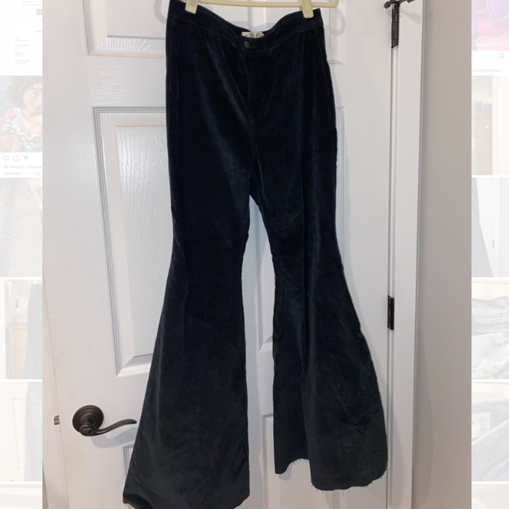 Pull On Corduroy Flare Pants